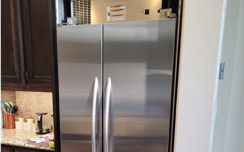 Built-In Refrigerator Repair – Compressor Replaced in Plano, TX