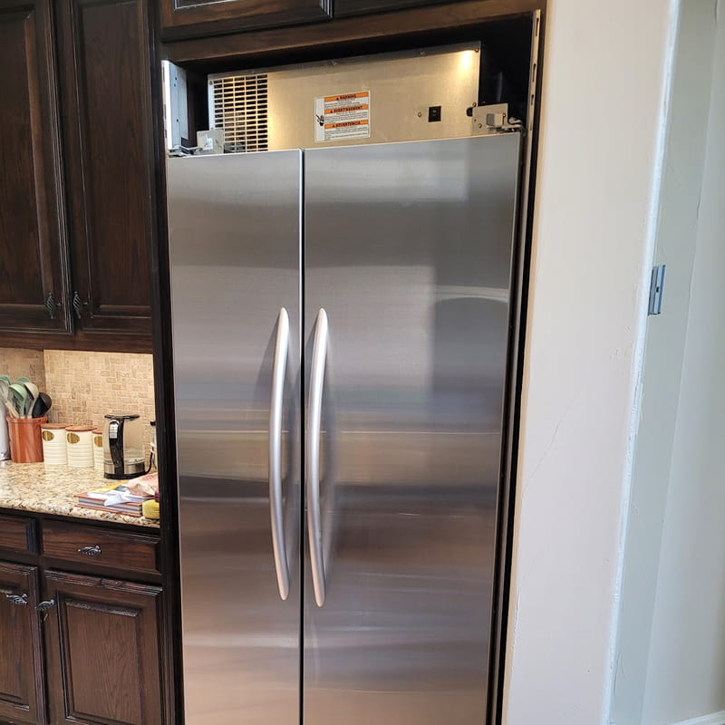 Built-In Refrigerator Repair – Compressor Replaced in Plano, TX